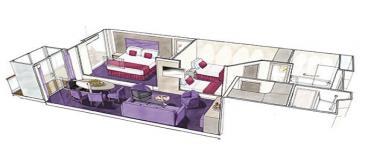 Σουίτα Grand Aurea (Two-Bedroom) κατάστρωμα 11-14 - SD