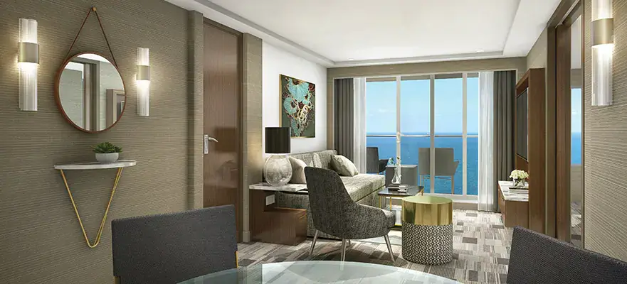 Aft-Facing Owner's Suite with Master Bedroom & Balcony - SB