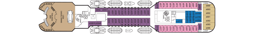 Κατάστρωμα Deck 6 - Αφροδίτη