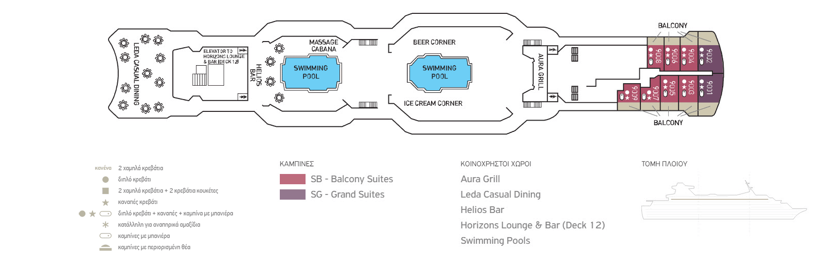 Κατάστρωμα Deck 9 - Hera