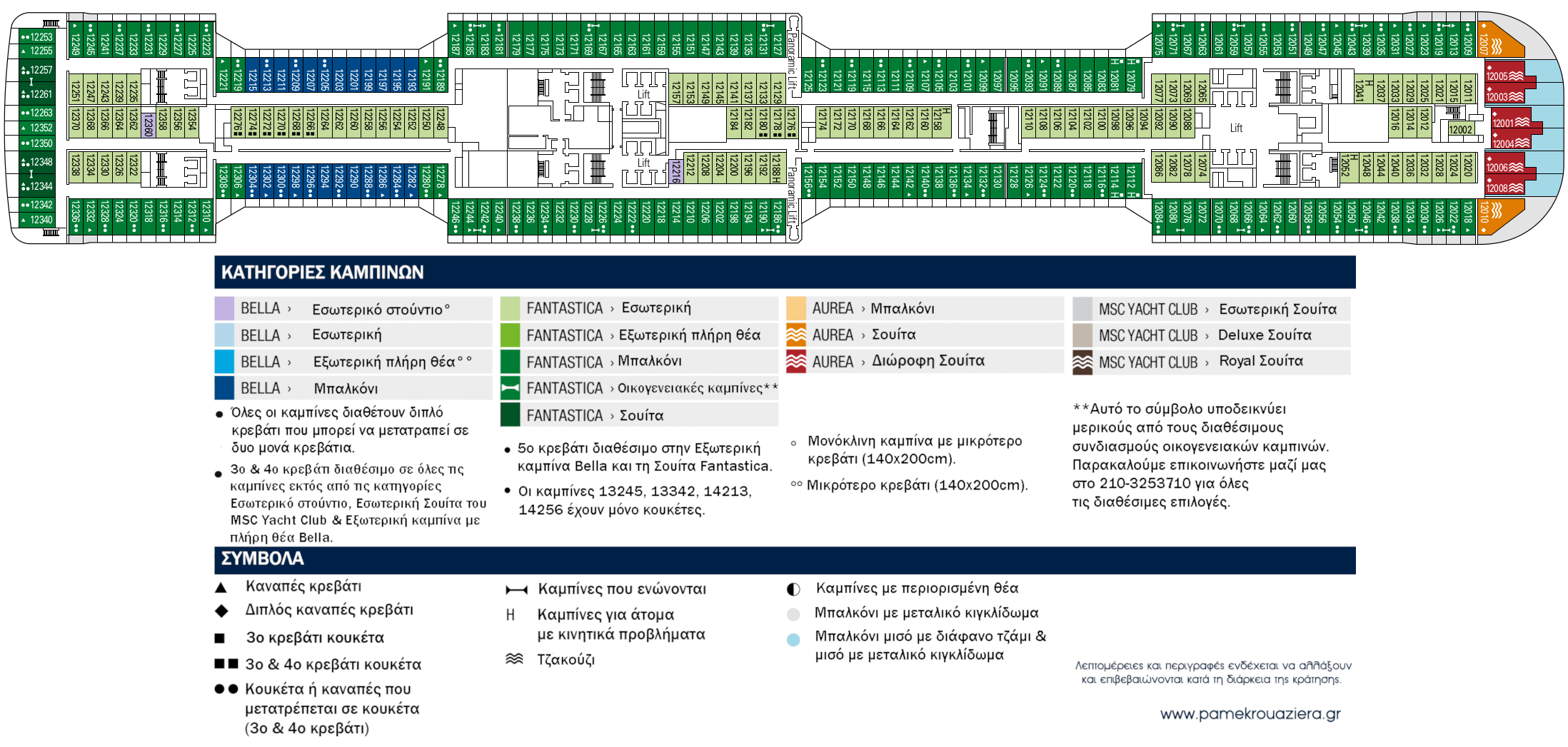 Κατάστρωμα Deck 12 - Grandiosa