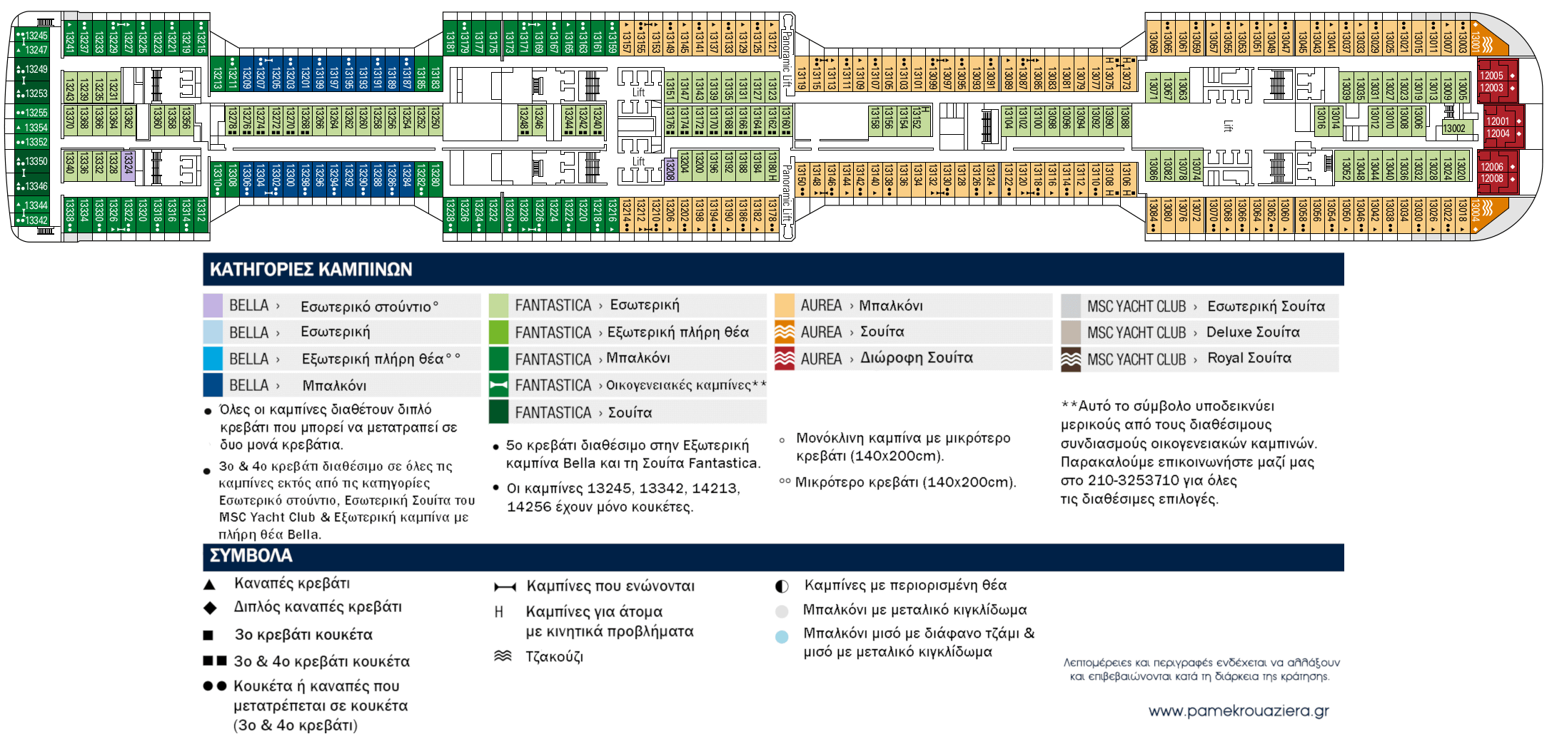 Κατάστρωμα Deck 13 - Magnifica