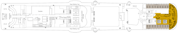 Κατάστρωμα Deck 16 - Seaview