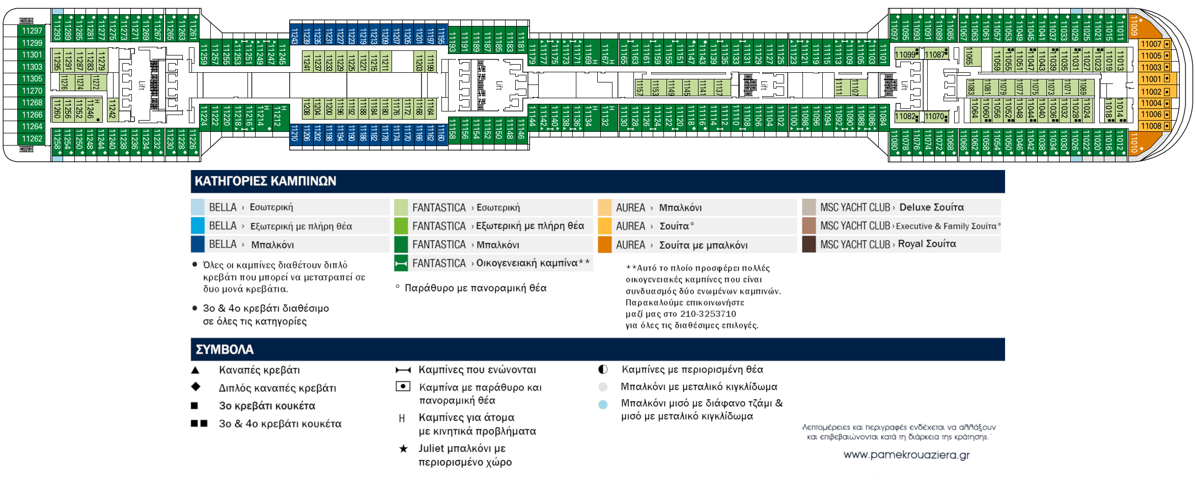 Κατάστρωμα Deck 11 - Iride