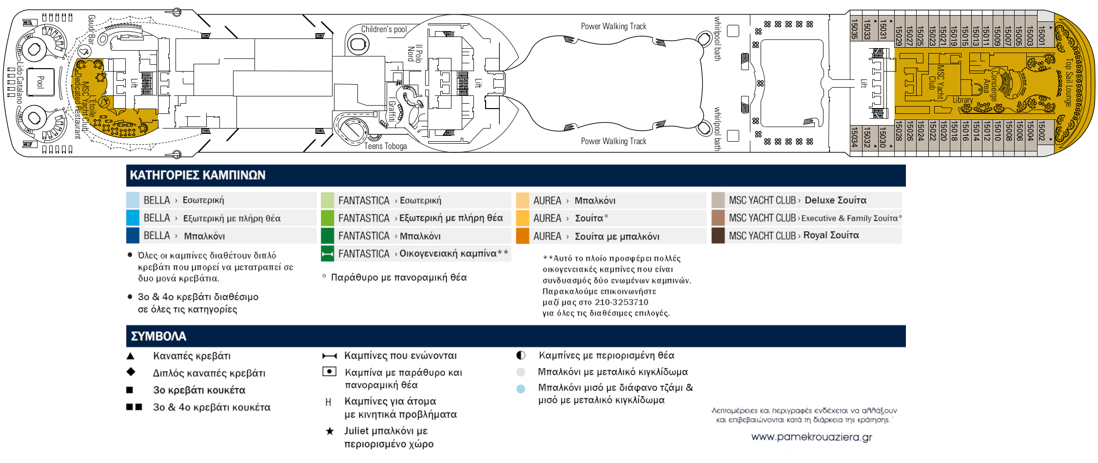 Κατάστρωμα Deck 15 - Splendido