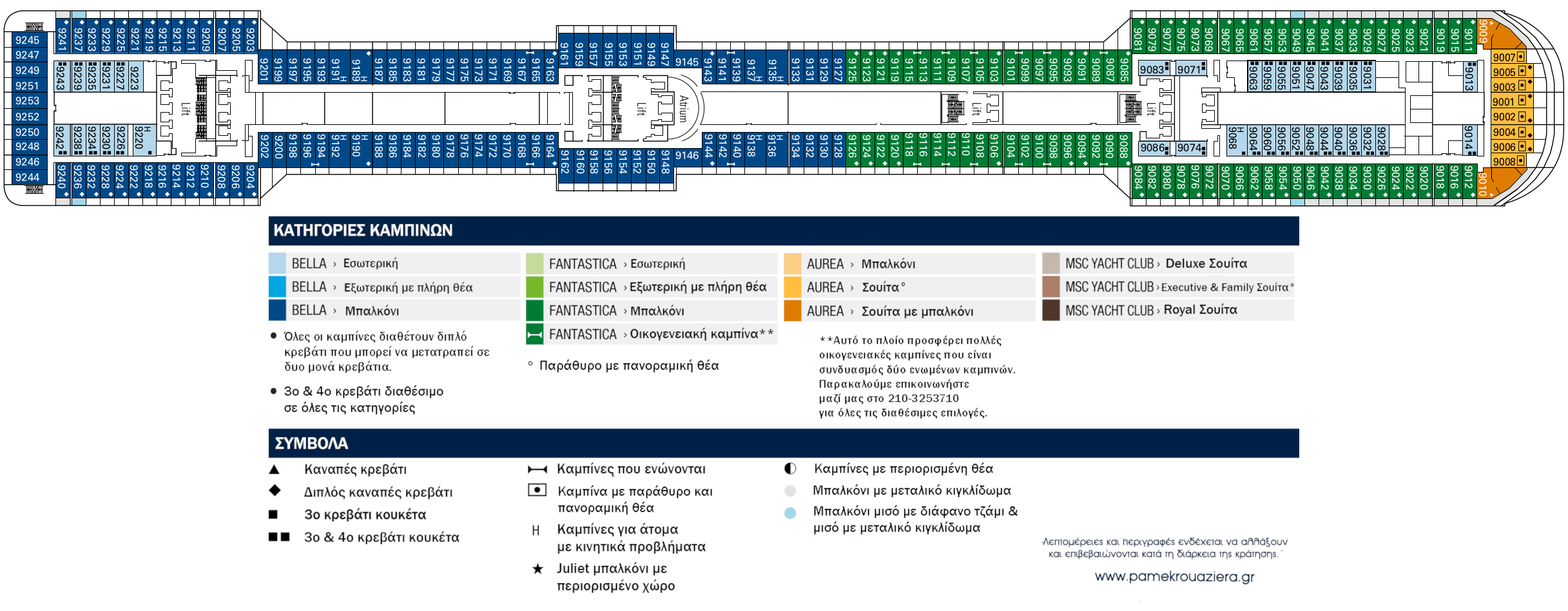 Κατάστρωμα Deck 9 - Radioso