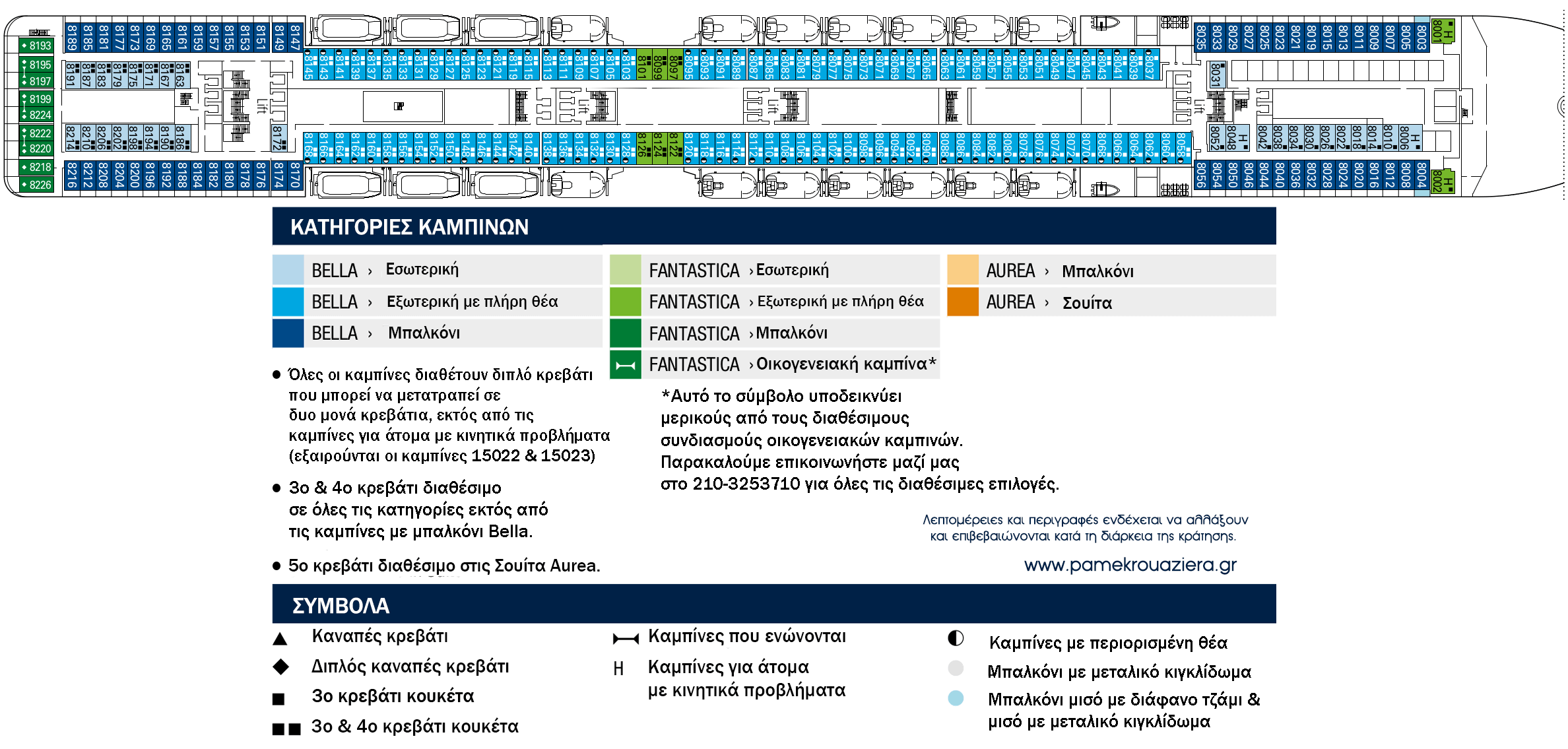 Κατάστρωμα Deck 8 - Camogli