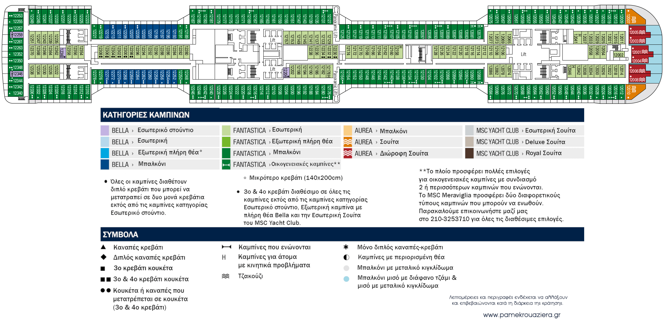 Κατάστρωμα Deck 12 - Grand Canyon