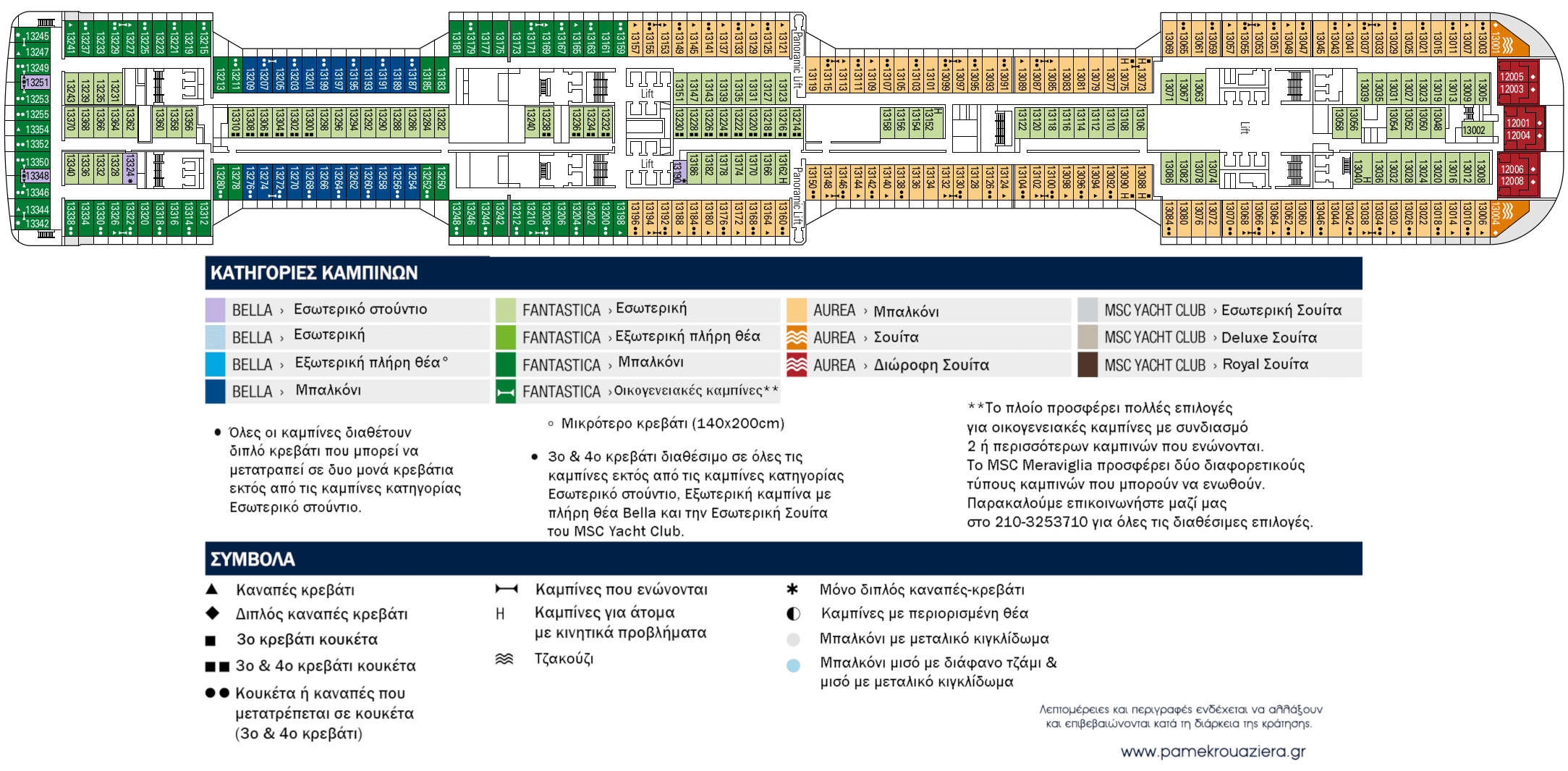 Κατάστρωμα Deck 13 - Kilimangiaro