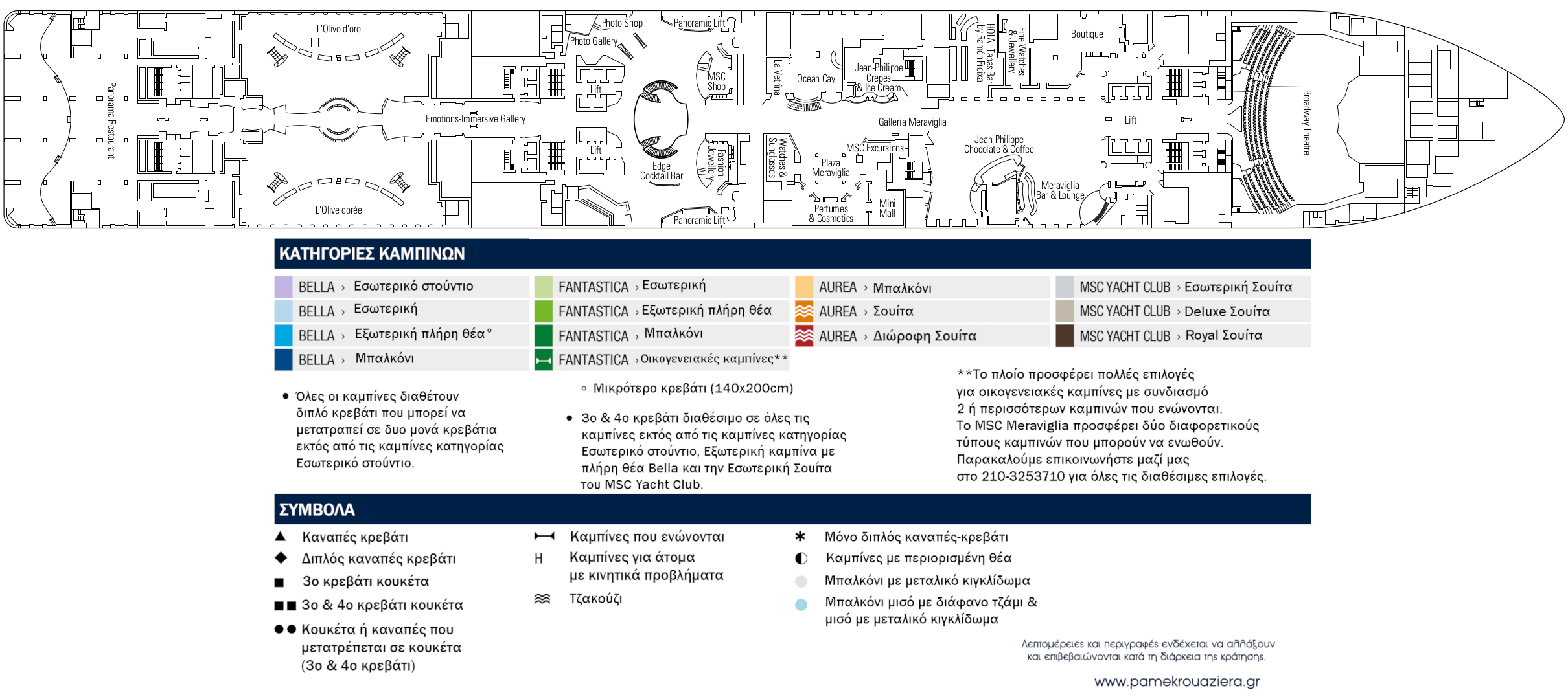 Κατάστρωμα Deck 6 - Petra