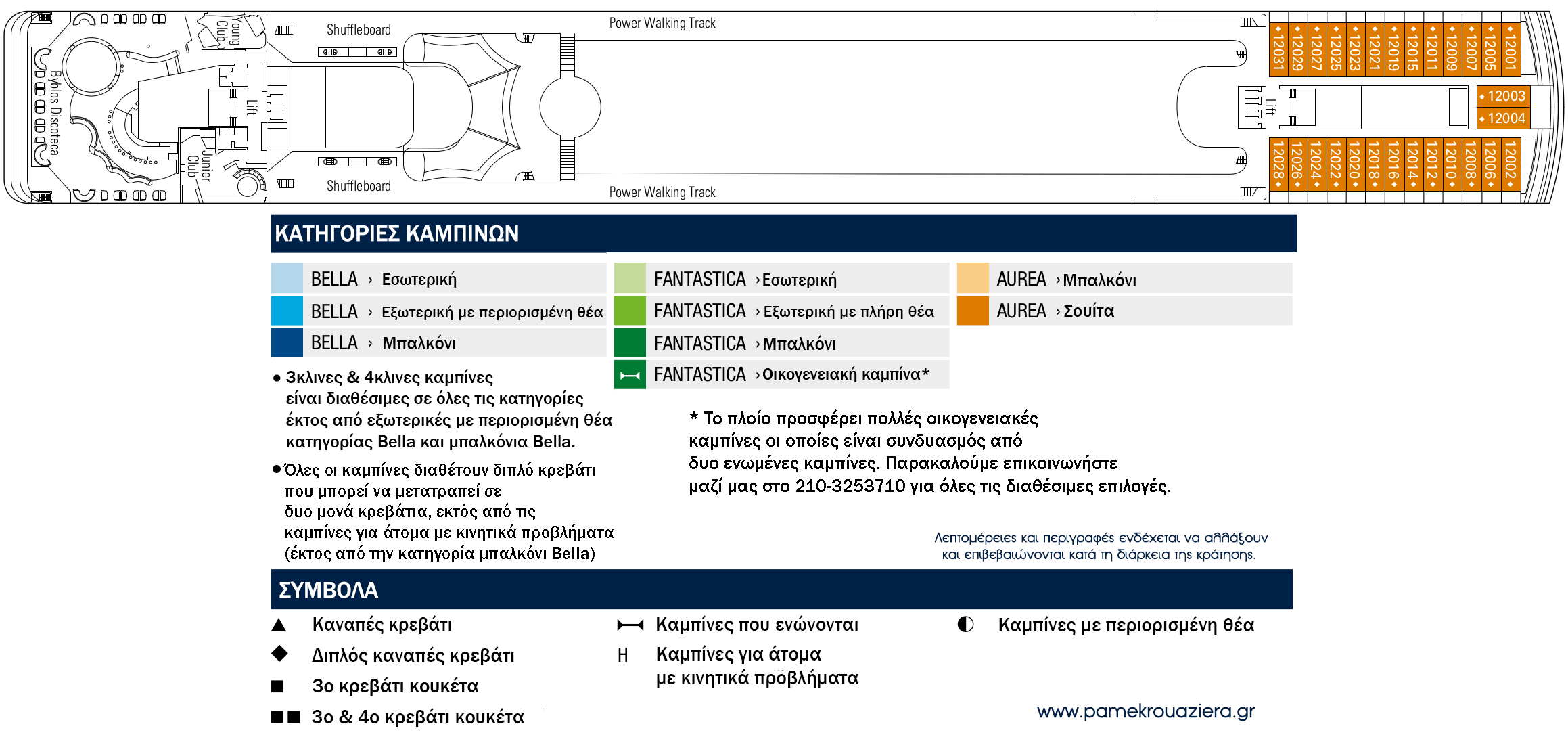 Κατάστρωμα Deck 12 - La Boheme