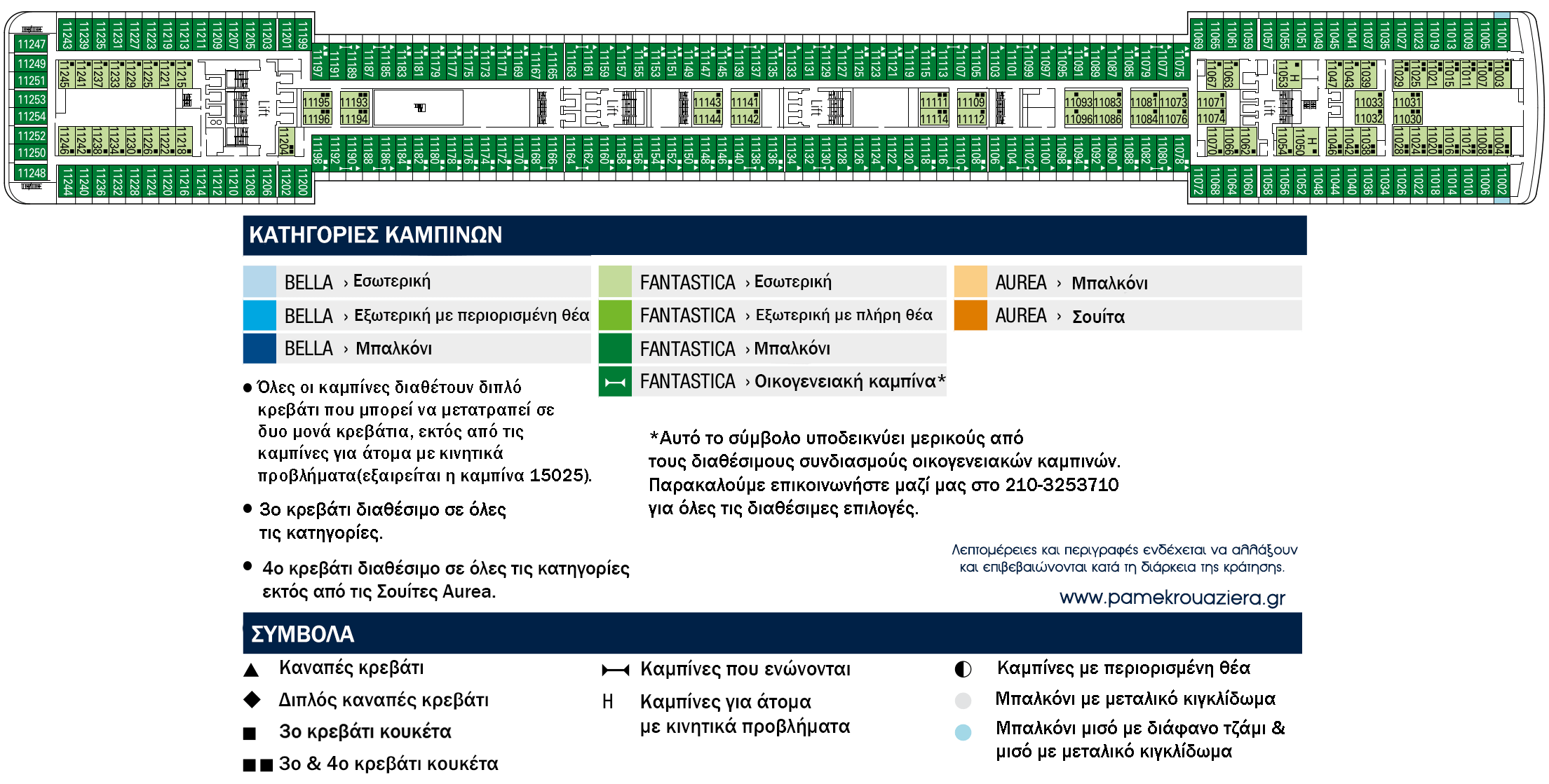 Κατάστρωμα Deck 11 - D'Annunzio