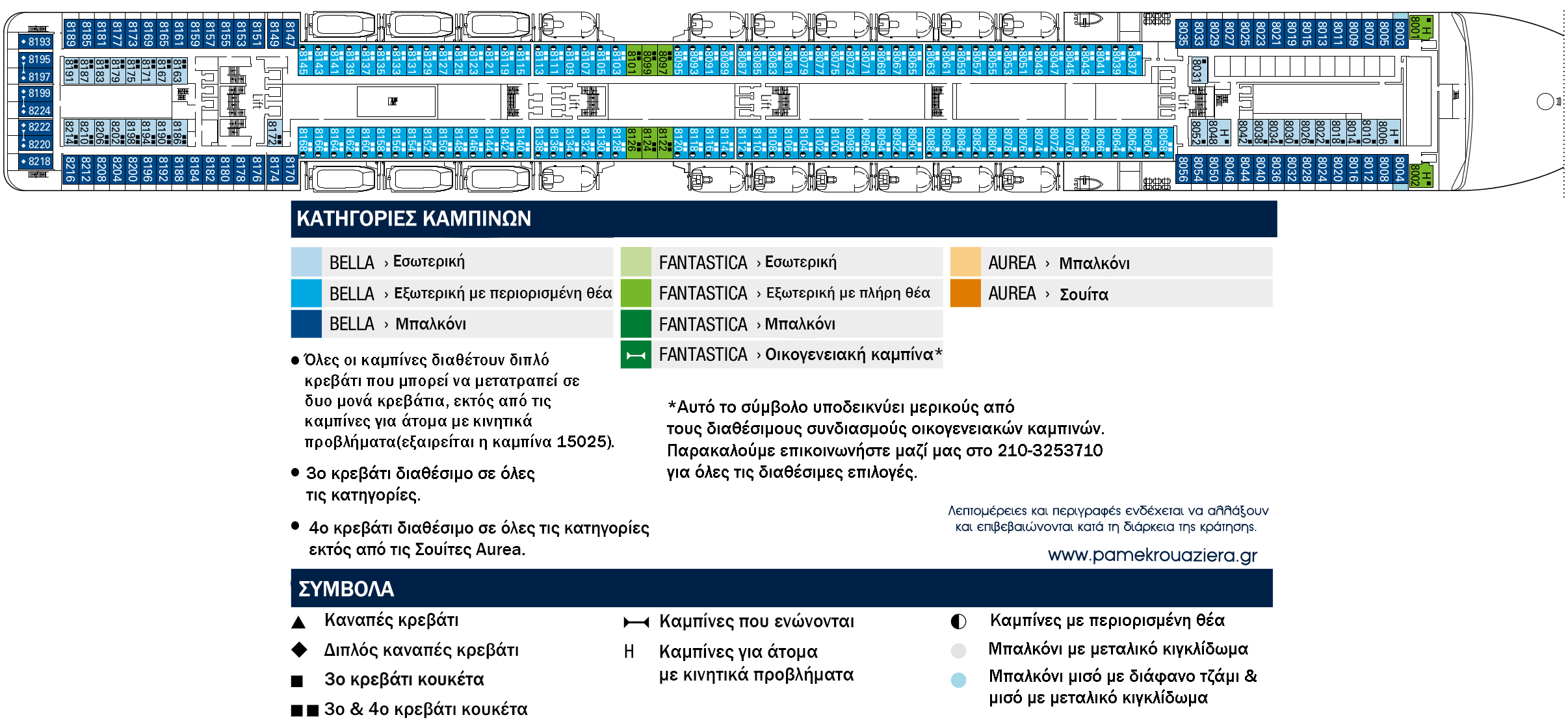 Κατάστρωμα Deck 8 - Tasso