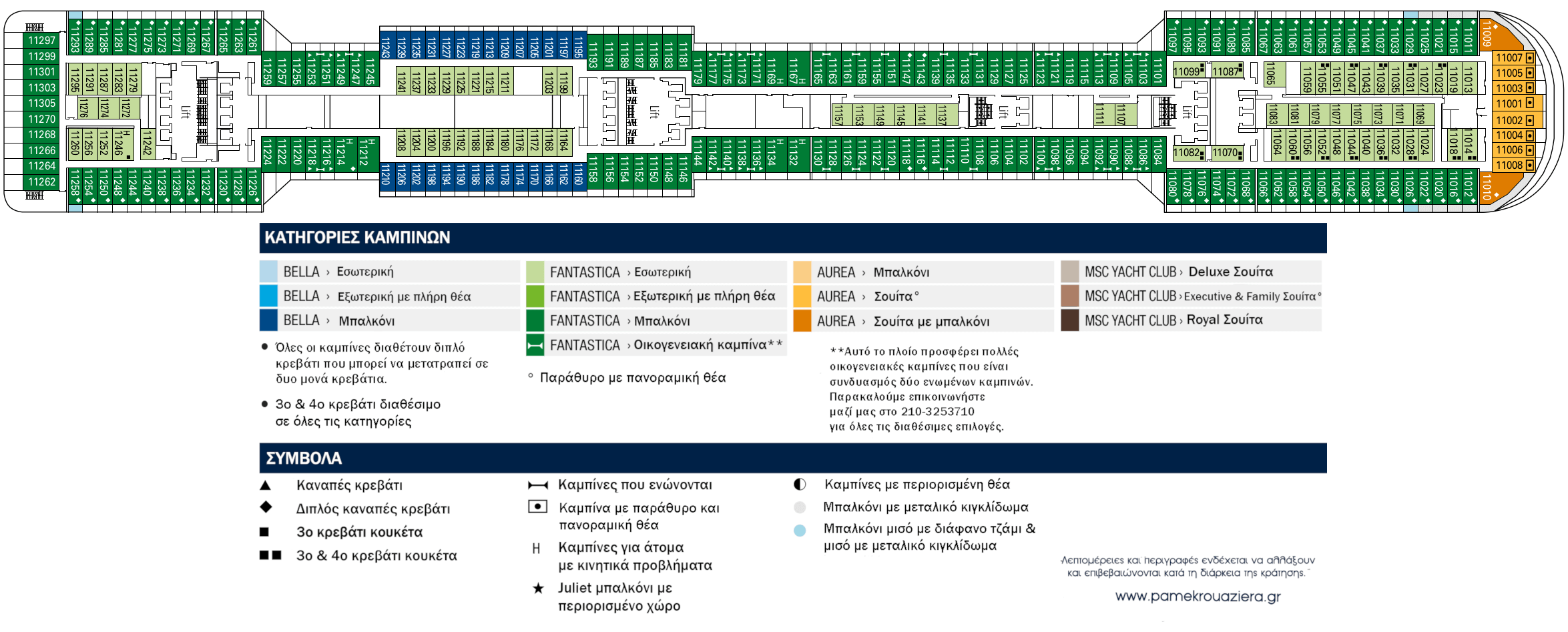 Κατάστρωμα Deck 11 - Giada