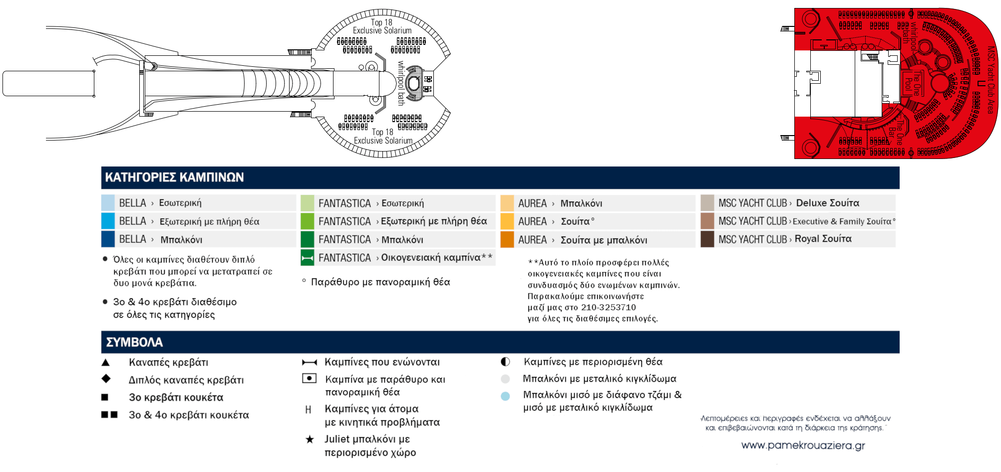 Κατάστρωμα Deck 18 - Topazio