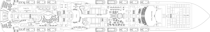 Κατάστρωμα Deck 7 - South Beach