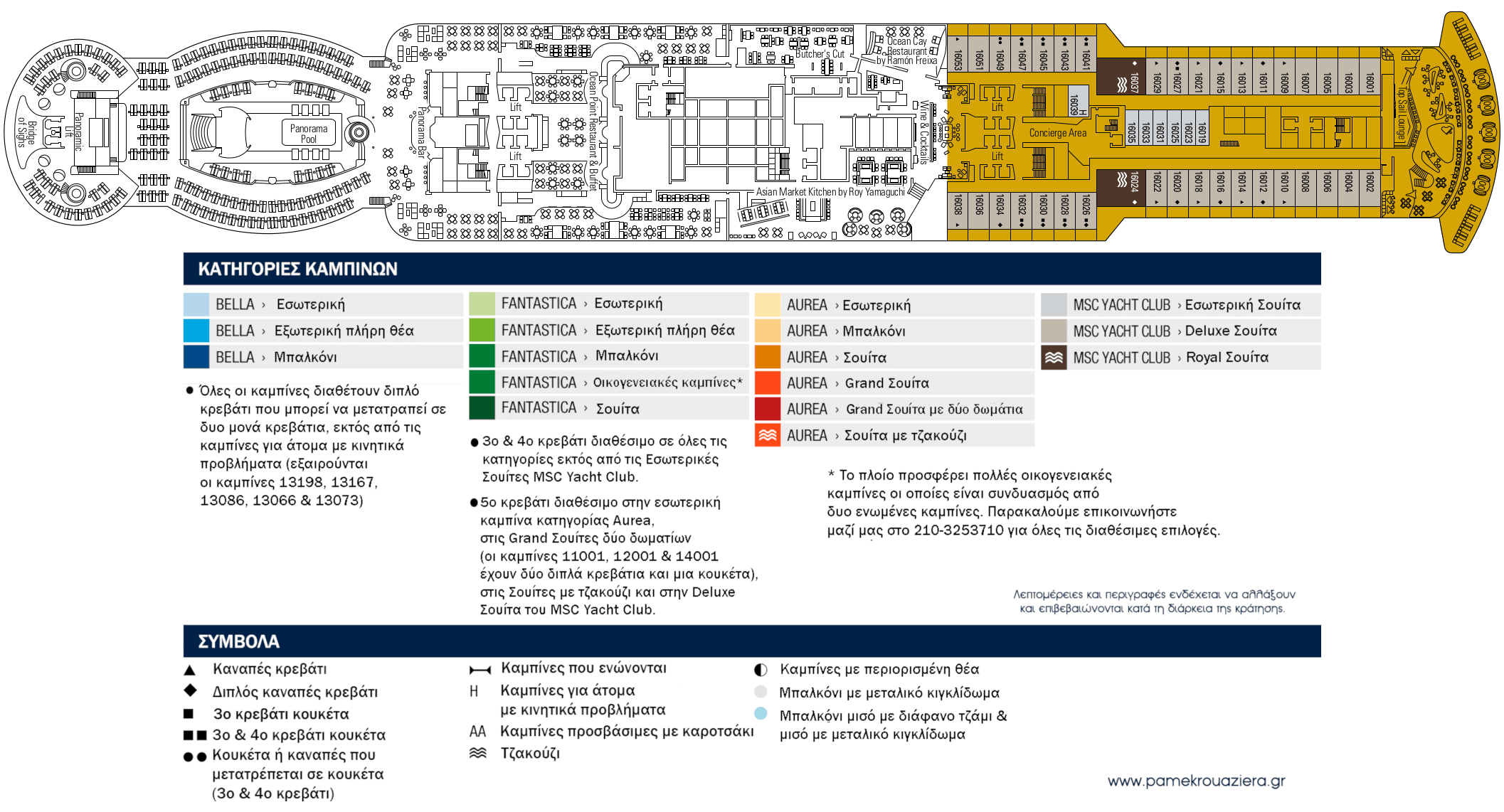 Κατάστρωμα Deck 16 - Red Sea