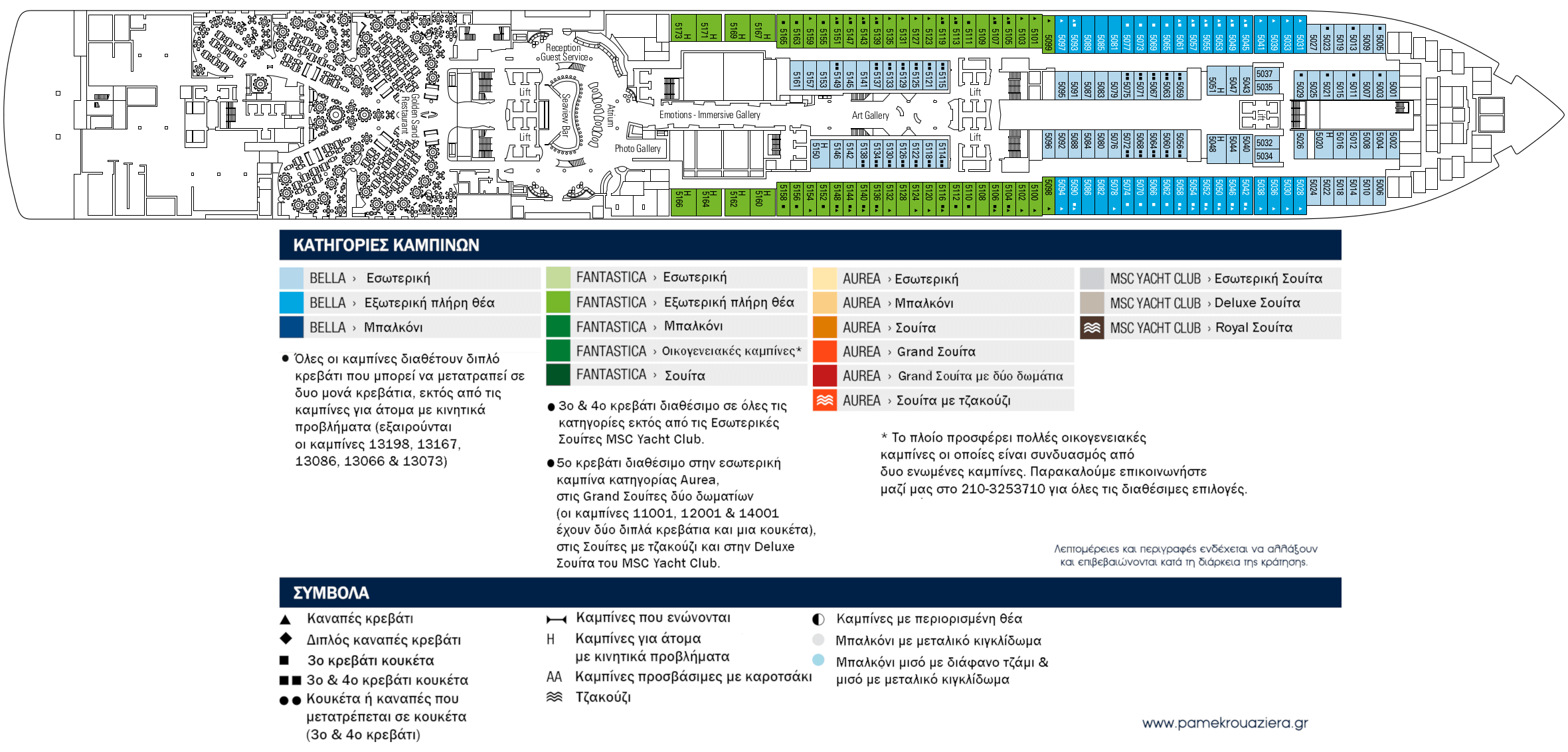 Κατάστρωμα Deck 5 - Mediterranean