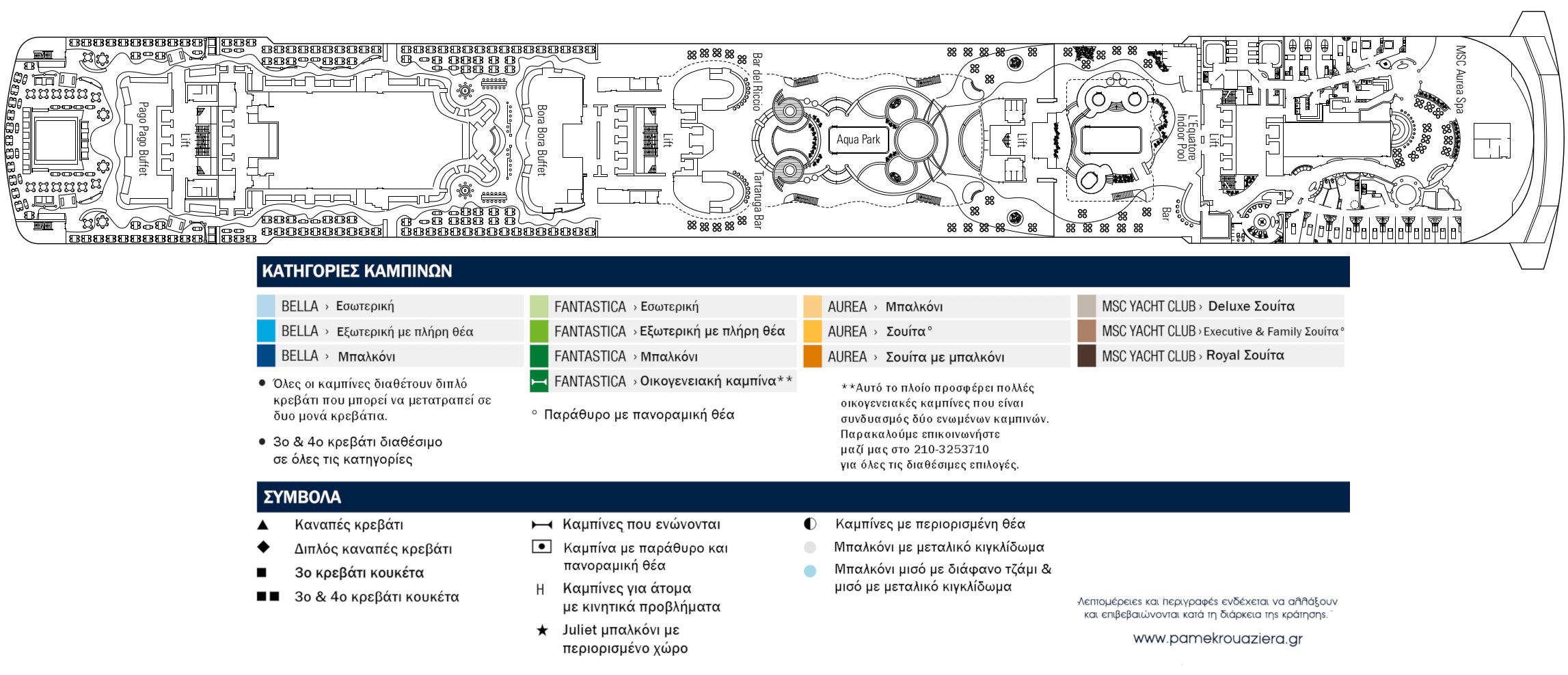 Κατάστρωμα Deck 14 - Raffaello